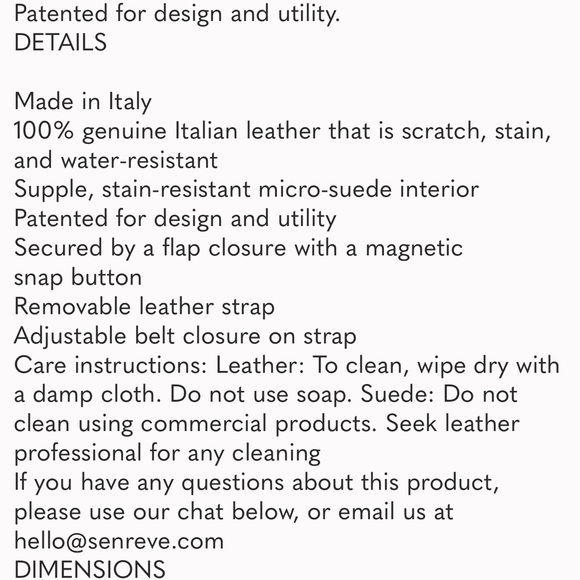 Senreve Aria Belt Bag / convertible to shoulder bag - Picture 16 of 17